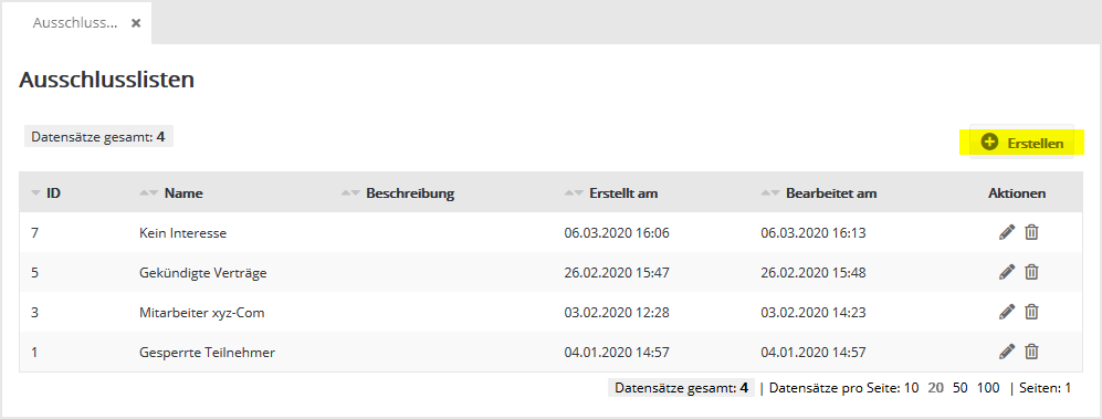 Abonnentenlisten in BetterNews Abonnentenlisten in BetterNews